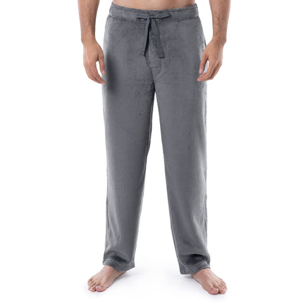 Izod Men's Soft Fleece Pyjama Bottoms, Gray, XXXL