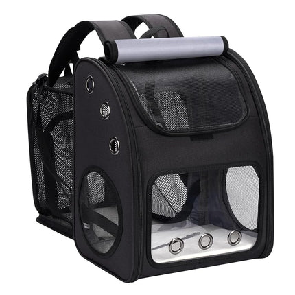 COVONO Expandable Pet Carrier Backpack for Cats, D