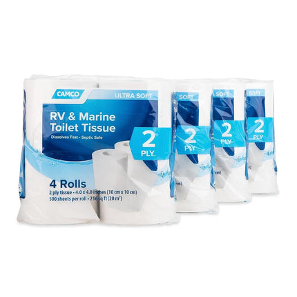 Camco Camper/RV Toilet Paper - 2-Ply - Septic Safe
