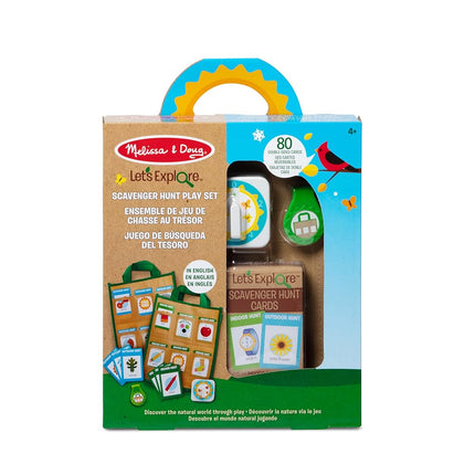 Melissa & Doug |Let's Explore Indoor/outdoor scavenger hunt play set| 3 years+