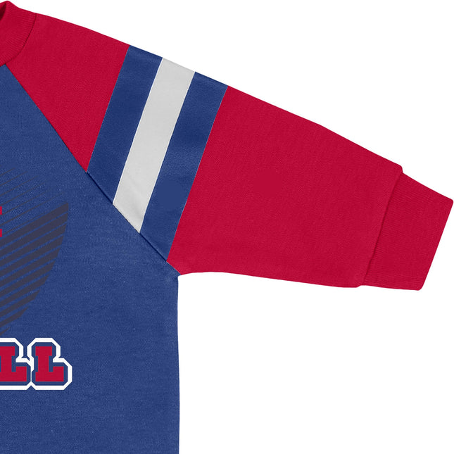 NFL New York Giants Boys 2018Sleep & Play, Blue, 3-6 Months