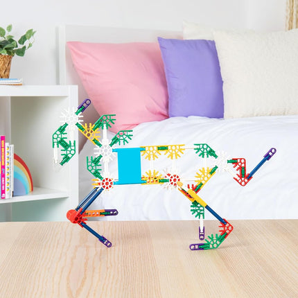 Basic Fun - K'NEX Beginner Building Set 40 Model Educational Toys for kids , 141 Piece Beginners Learning Kit, Engineering for Children Ages 5+(Packaging may vary)