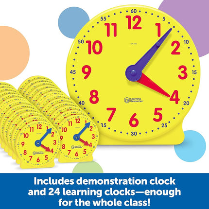 Learning Resources LER2102 Classroom Clock Kit