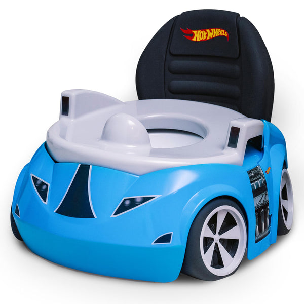 Hot Wheels - Blue Race Car Potty Training Toilet -