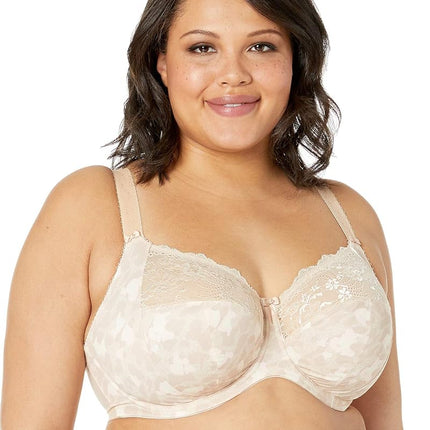 Elomi Women's Morgan Underwire Banded Bra, Beige, 