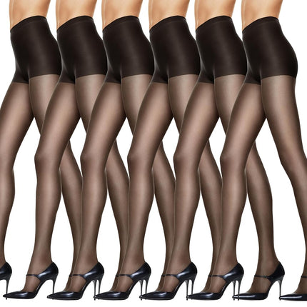 Hanes Women's Control Top Sheer Toe Silk Reflectio