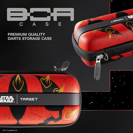 Target Darts Star Wars Darth Maul BOA Wallet | Premium Dart Case with Sith Design, Swiss Point Tip Storage, Rigid Outer Shell & Organised Accessories Holder