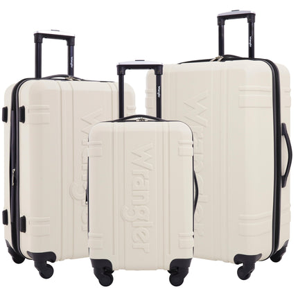 Wrangler 3 Piece Astral Travel Luggage Set, Fog
