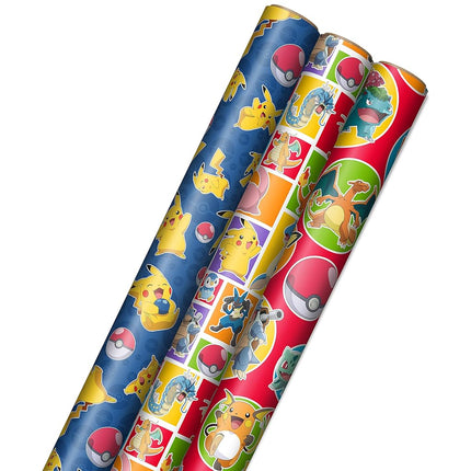 Hallmark Pokémon Wrapping Paper Rolls - Pikachu, C