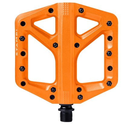 Crankbrothers Stamp-1 Pedals, Large, Orange