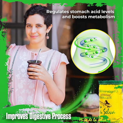 THE ARG Hija de la Selva Organic Yerba Mate Tea Loose Leaf Organic Yerba Mate Loose Leaf Yerbamate 500gr