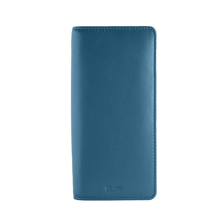 DiLoro Leather Zippered Triple or Quad Pen Case Pe
