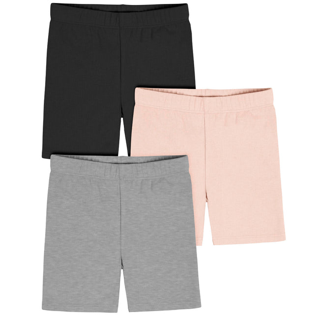 Gerber Baby Girls' Toddler 3-Pack Pull-on Bike Sho