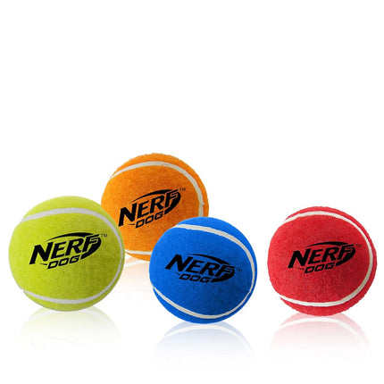 Nerf Dog Squeak Tennis Balls, Medium