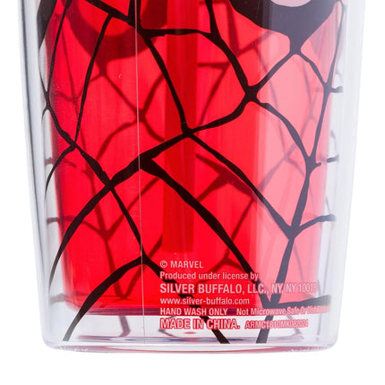 Vaso de plástico resistente a derrames de 20 oz Silver Buffalo Marvel Spiderman Eyes