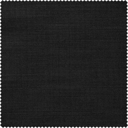 HPD Half Price Drapes Cortina extra ancha de lino que oscurece la habitación (1 panel) 100 x 96, BOCH-LN21333-96-DW, Negro esencial