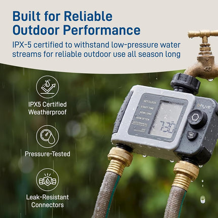 Orbit Sprinkler, Gray, Add-on 2 Outlet Timer