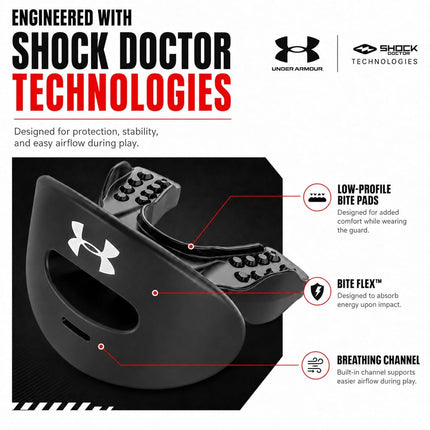 UNDER ARMOUR Armour Air Lip Guard LE Black Camo OSFM