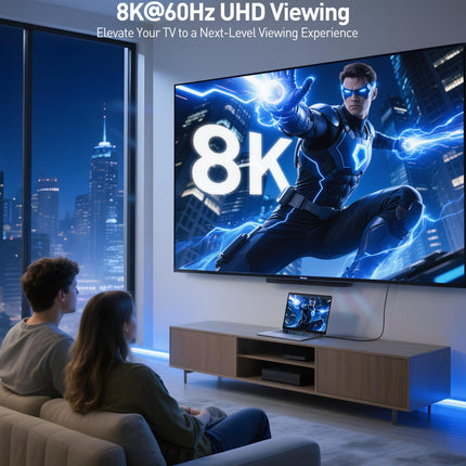[Ultra High Speed HDMI Certified] Cable Matters 2-Pack 48Gbps 8K HDMI Cable 6.6 ft / 2m with 8K@120Hz, 4K@240Hz and HDR Support for PS5, Xbox Series X/S, RTX3080/3090, RX 6800/6900, Apple TV, and More