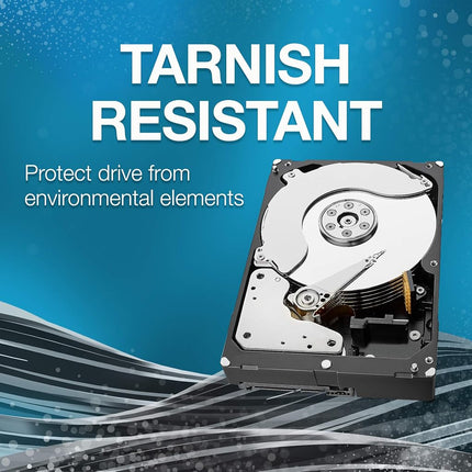 Seagate Skyhawk 4 To, disque dur interne vidéo, 3,5", SATA, 6 Gb/s, cache 64 Mo, pour système de caméra de sécurité DVR/NVR, avec gestion de l'état du disque, services de récupération de données, FFP (ST4000VXZ16)