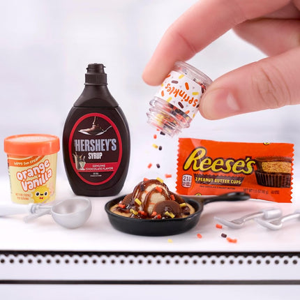 MGA's Miniverse Make It Mini Food - Brunch Multipack, Hershey Mini Collectibles, DIY, Resin Play, Replica Food, Suitable for Collectors & Kids Ages 8+, NOT Edible
