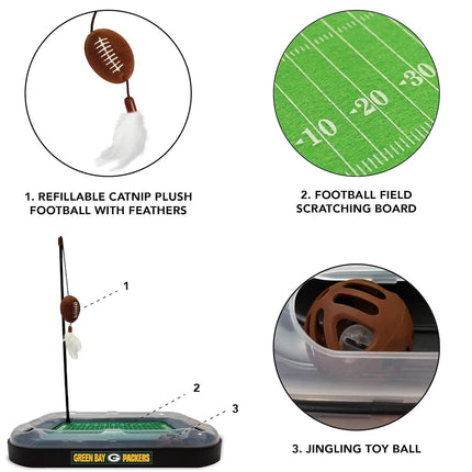 Pets First Green Bay Packers Cat Scratcher