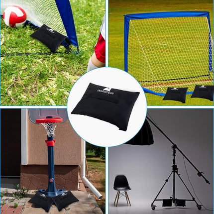MOPHOEXII 8Pcs Sports Net Sandbags,All Sport Sandbags for Baseball Nets, Soccer Goals, Golf Nets, Football Nets, Hockey Nets,Weighted Anchor Bags