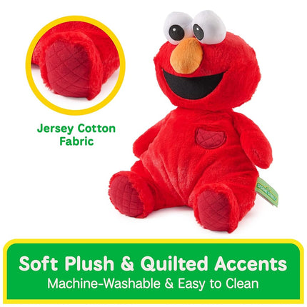 GUND Sesame Street Official Oh So Snuggly Elmo Plush, Plush Muppet, Sensory Toy, Sesame Street Stuffed Animals for Babies and Infants, Red, 12.5”