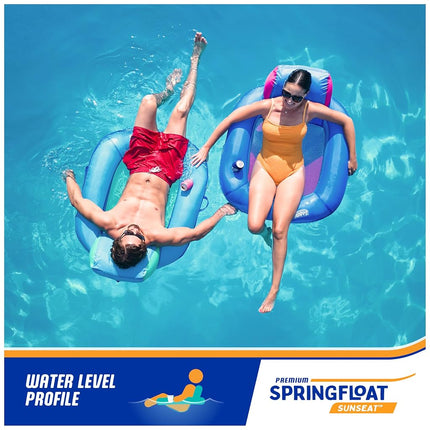 SwimWays PREM Sunseat SkyBlue