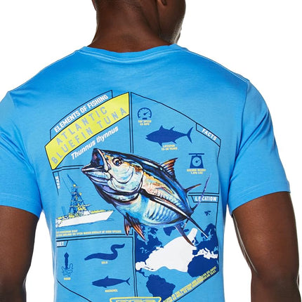 Columbia Apparel Men's PFG Graphic T-Shirt Shirt, Riptide/Mantra, X Large