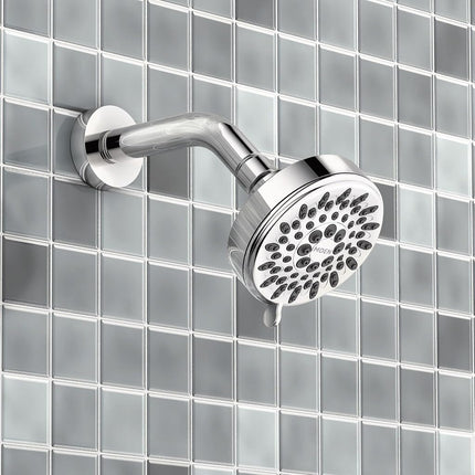 Pommeau de douche mural Moen 20090 à cinq fonctions et diamètre de 3,75 po, chrome