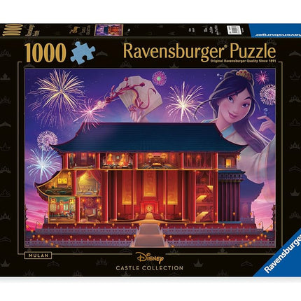 Ravensburger Adult Puzzles Disney Castles: Mulan - Ages 12+