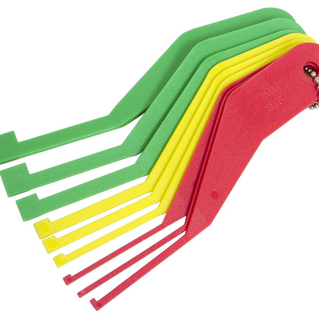 Lisle 81850 Combination Brake Lining Gauge Set,9