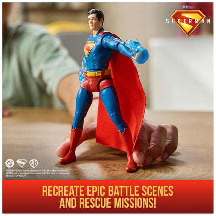 DC Comics, SUPERMAN, Green Lantern, Epic Strike Action Figure, 15-cm Tall, Authentic Movie Styling, Includes 2 Accessories, Kids’ Toys for Boys and Girls Aged 4 and Up