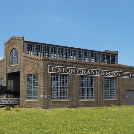 Walthers Cornerstone 933-4021 Factory Building Union Crane andShovel, Building