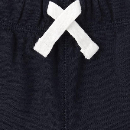 The Children's Place Boys French Terry Casual Shorts, Black/Smoke Gray/New Navy 3 Pack, Small US, Black/Smoke Gray/New Navy 3 Pack, Small