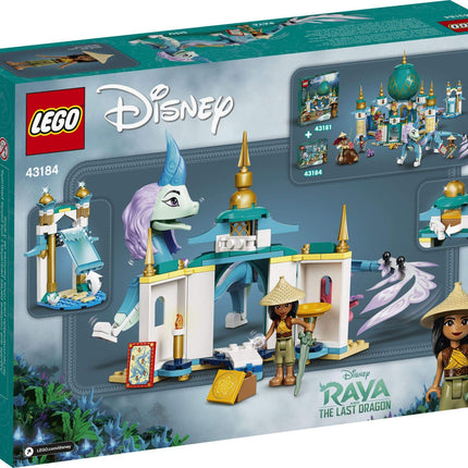 LEGO Disney Raya y Sisu Dragon 43184; Un juguete y kit de construcción único; Ideal para niños a los que les gustan las historias con dragones y las aventuras con personajes fuertes de Disney, Novedad 2021 (216 piezas)