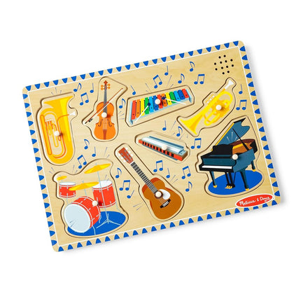 Melissa & Doug Musical Instruments Sound Puzzle - 