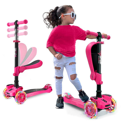 6 Wheeled Scooter for Kids - Stand & Cruise Child/