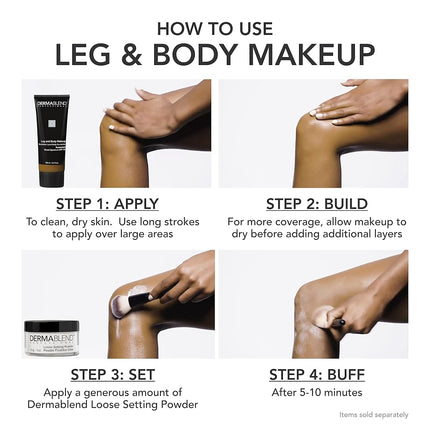 Dermablend Leg and Body Makeup, 45N Medium Bronze