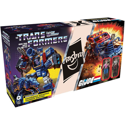 Transformers Collaborative G.I. Joe x, Soundwave Dreadnok Thunder Machine Figures, Zartan and Zarana