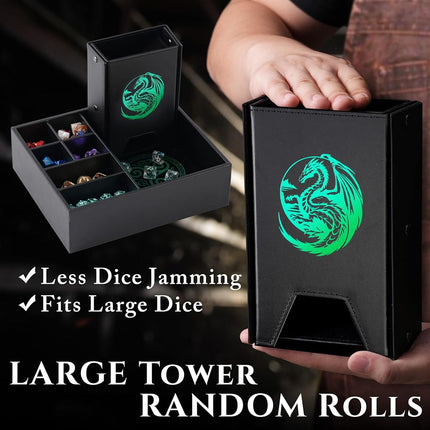 Soar Forge All-in-One Game Roamer - Dice Tray & Tower for DND and RPG