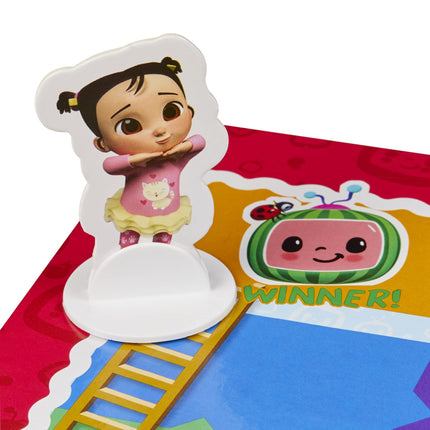 Hasbro Gaming Chutes and Ladders: juego de mesa edición CoComelon para niños de 3 años en adelante, juego preescolar para 2 a 4 jugadores