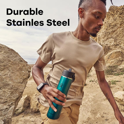 Hydro Flask – Lightweight Wide Flex Straw Cap Bottle 710 ml (24 oz)