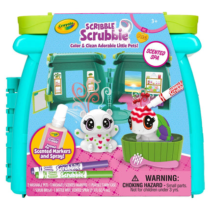 CRAYOLA Scribble Scrubbie Pets Scented Spa, Features Scented Markers