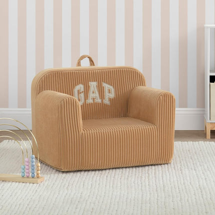 Delta Children babyGap Ribbed Velour Chairs - Greenguard Gold Certified, Brown