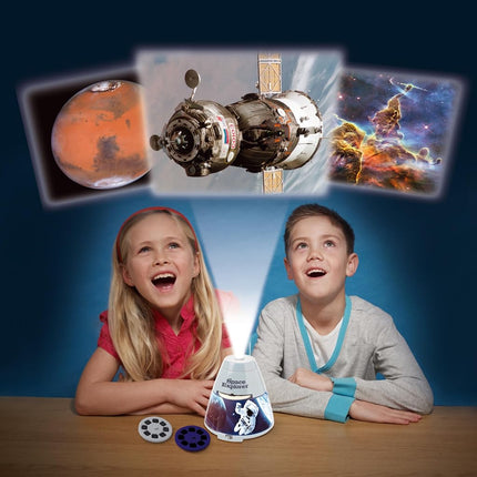 Brainstorm Toys Space Explorer Room Projector Night Light – 24 NASA Images, 1m Wide Projection, Nebula Nightlight for Kids