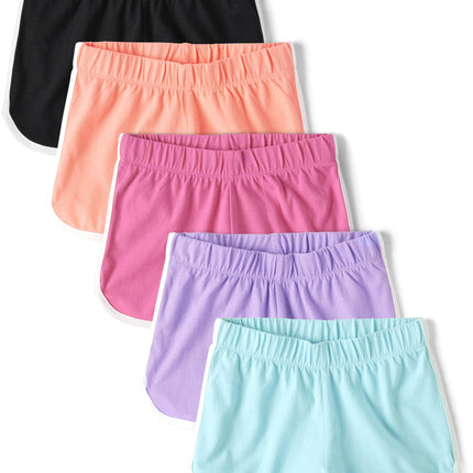The Children's Place Girls' Dophin Shorts 4 Pack, 