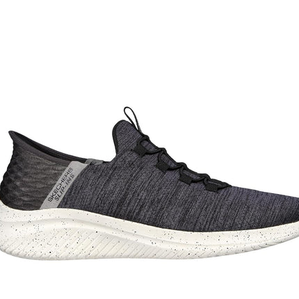 Skechers Men's Ultra Flex 3.0 Right Away Trainers, Black Mesh/Trim, 10 UK