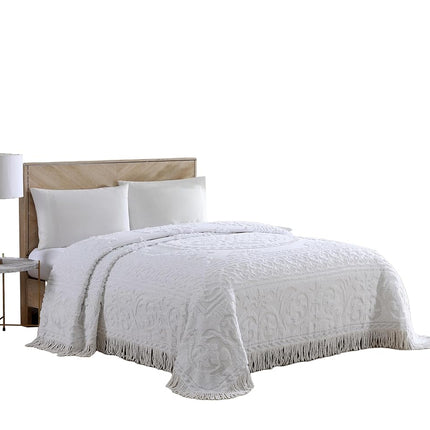 Beatrice Home Fashions Medallion Chenille Bedsprea